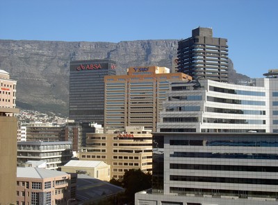 View of Table Mountain from the Westin Hotel, Cape Town